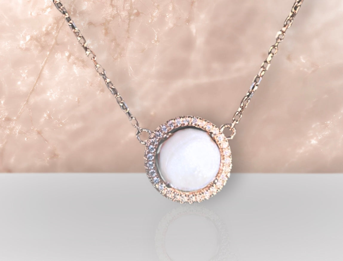 Eternity Pearl Necklace