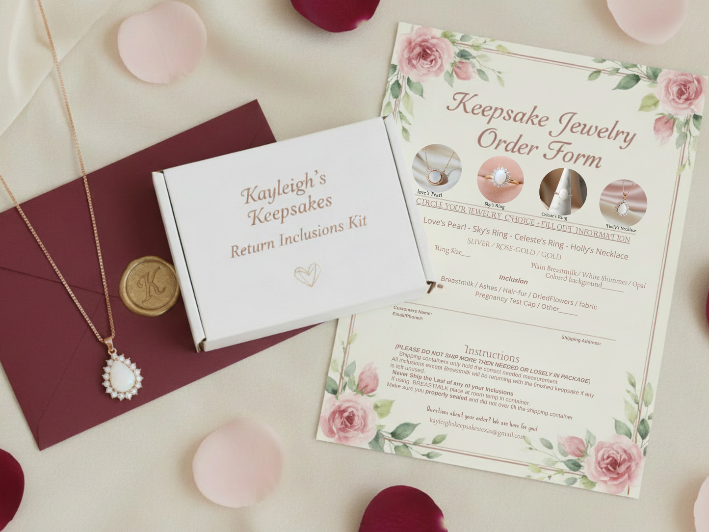 Gifting Keepsake Order Box