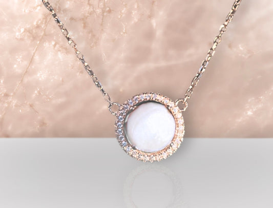 Eternity Pearl Necklace